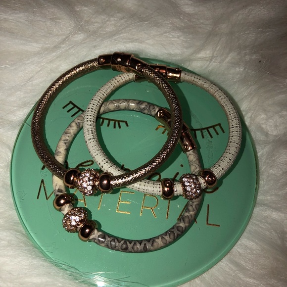 Beautiful henribendel 3 pack bracelets rose gold - Picture 2 of 5